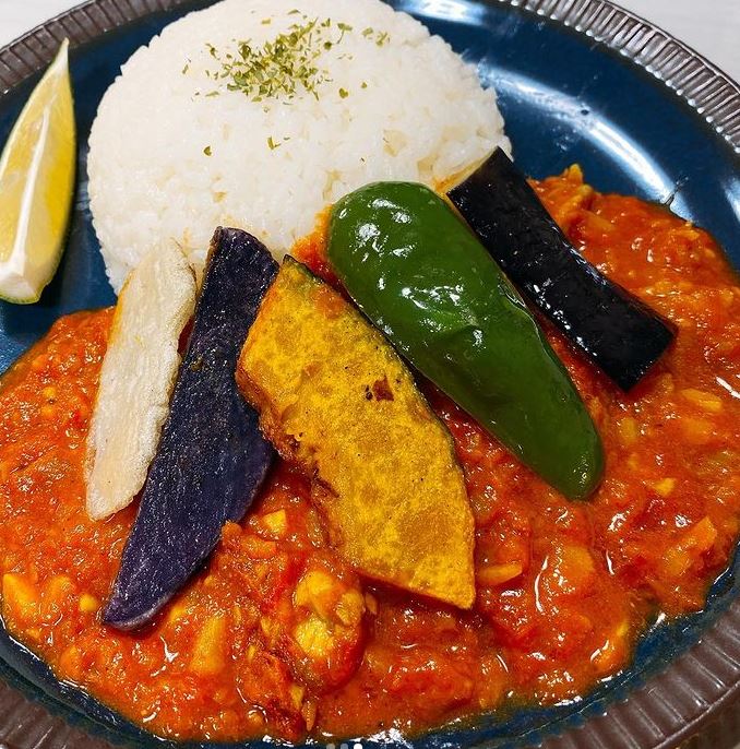 新生姜たっぷり夏野菜トマトカレー